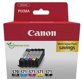 Cartus Imprimanta Canon PGI-570/CLI-571 Multi Pack PGBK/C/M/Y/BK