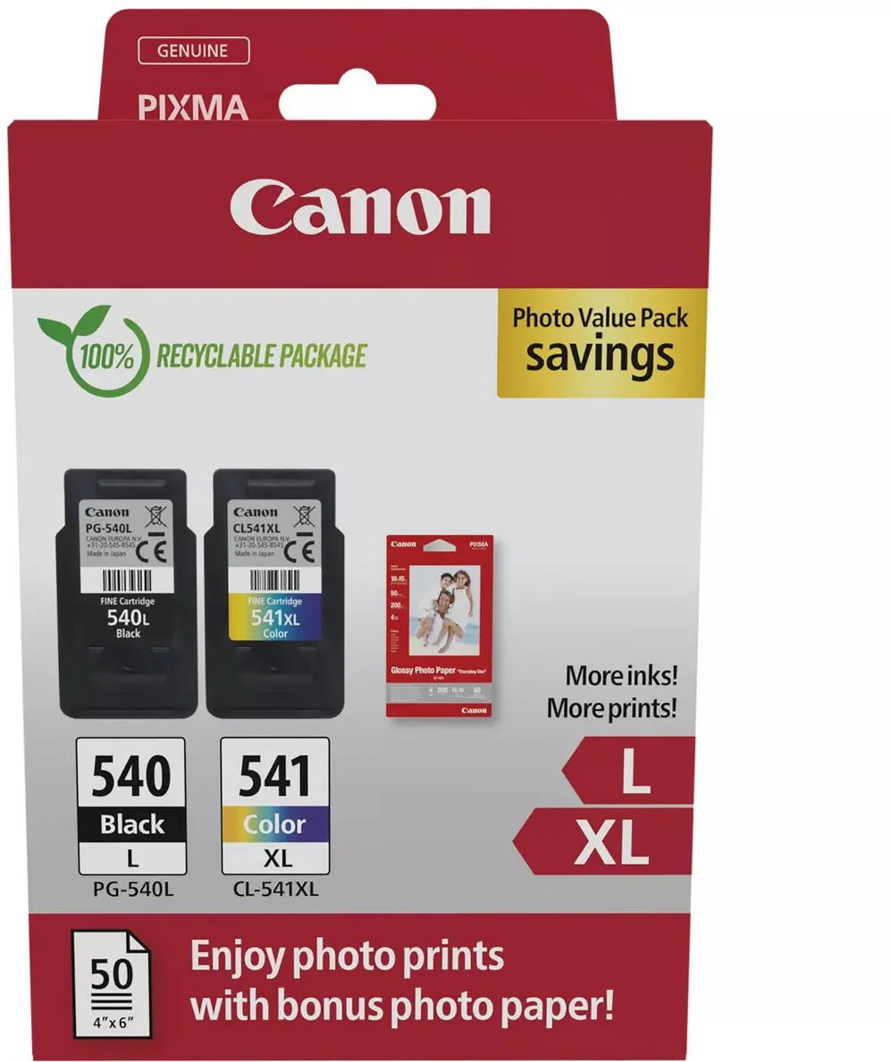 Cartus Imprimanta Canon PG-540 L / CL-541 XL Photo Value Pack