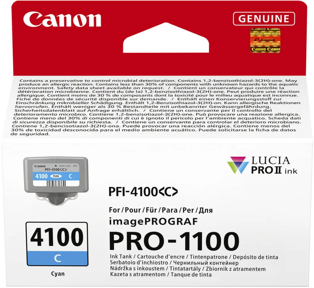 Cartus Imprimanta Canon PFI-4100 Cyan