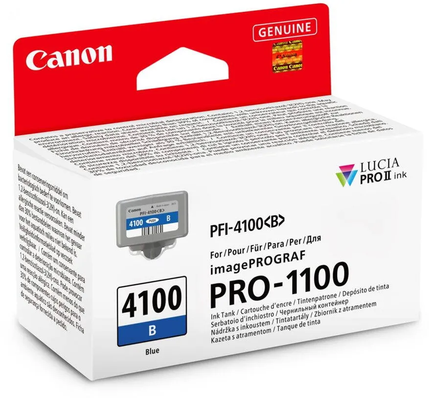 Cartus Imprimanta Canon PFI-4100 Blue