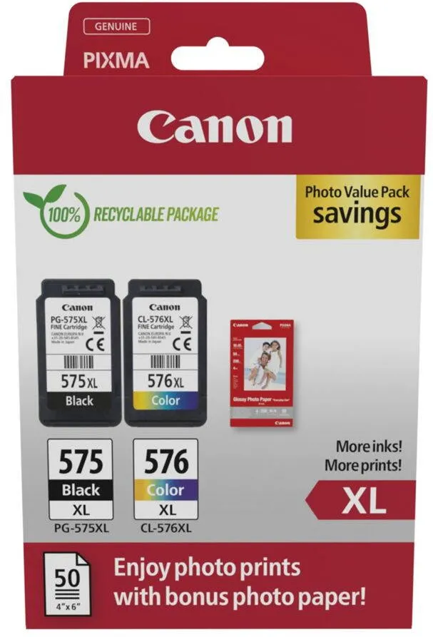 Cartus Imprimanta Canon PG-575 XL / CL-576 XL Photo Value Pack