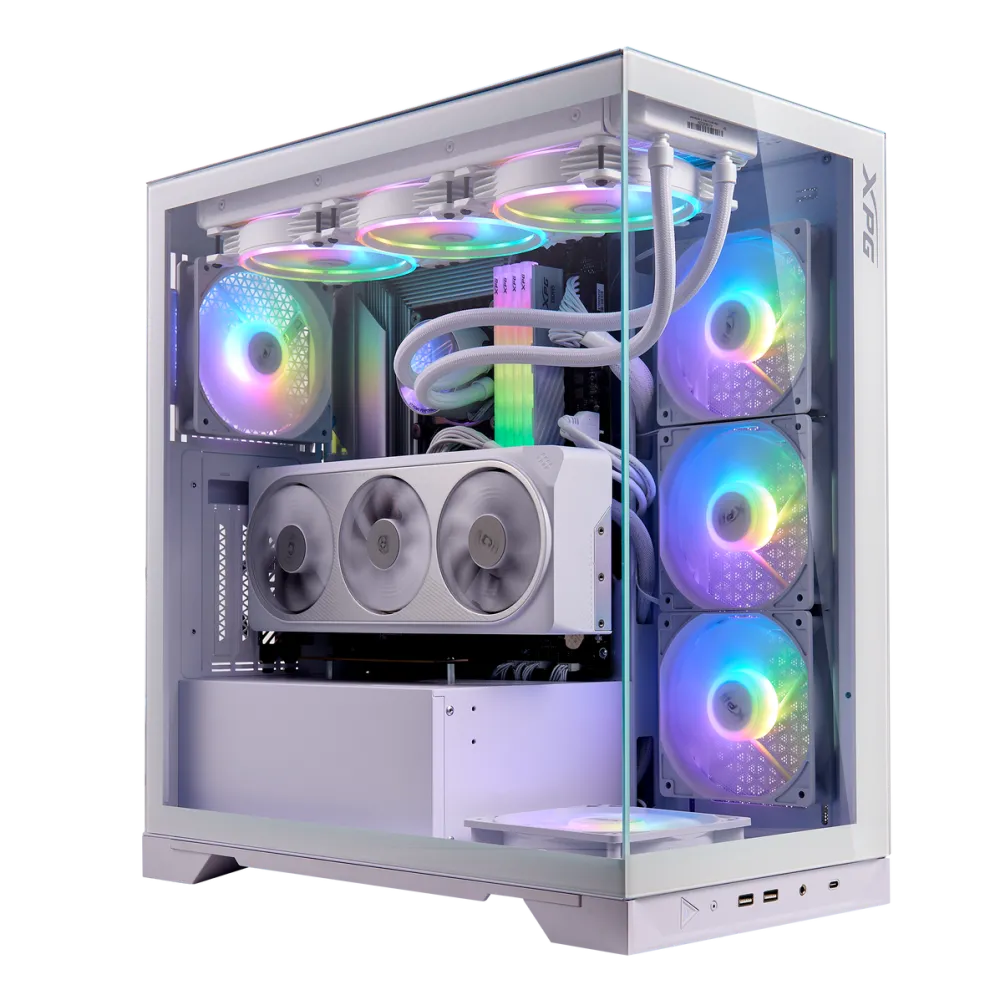 ForIT Sistem Desktop ForIT Arctic Phantom, AMD Ryzen 7 9800X3D 4.7GHz, 32GB DDR5 6000MHz, SSD 2 TB, GeForce RTX 5080 16GB
