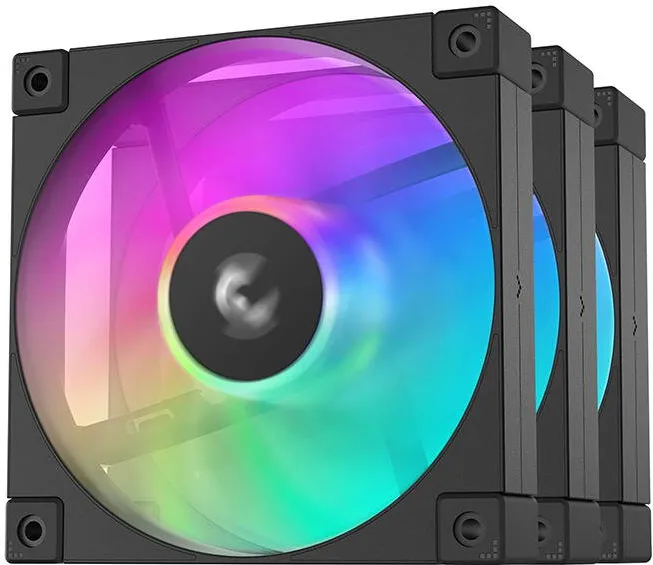 Deepcool R-FD12-BKAPN3-G ARGB-3 IN 1 Performance 120mm Fan Black 3-Pack