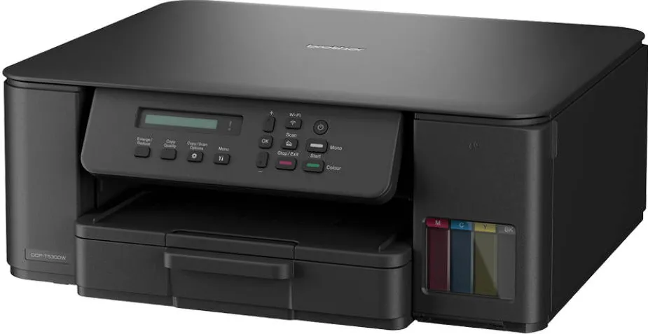 Imprimanta multifunctionala Brother DCP-T530DW, InkJet CISS, Color, Format A4, Duplex, Wi-Fi
