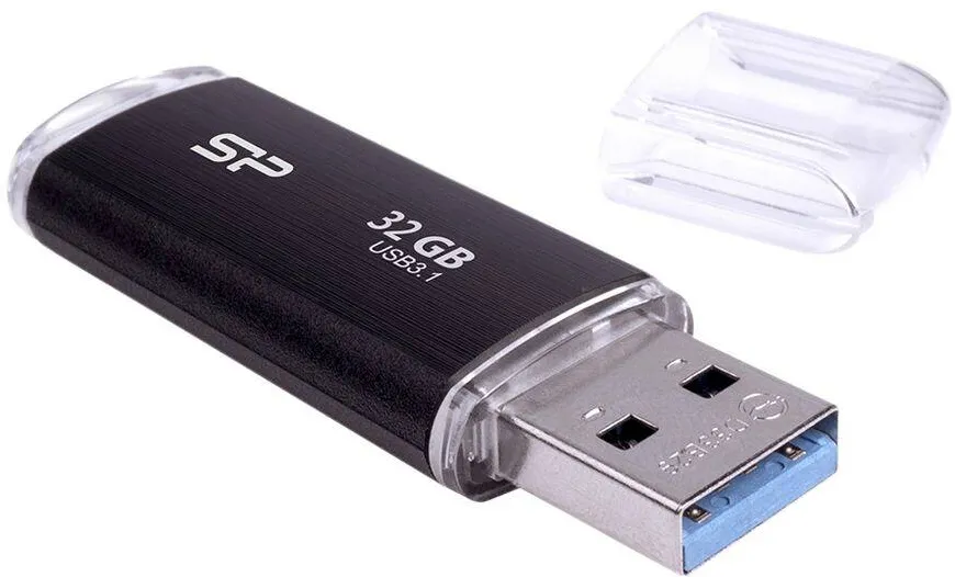 Memorie USB SILICON-POWER Blaze B02 32GB USB 3.1 Black