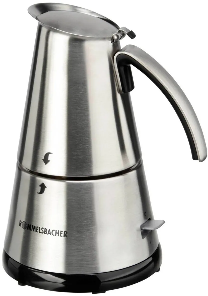Cafetiera ROMMELSBACHER EL Presso mini, otel inoxidabil, 365W, oprire automata, EKO364/E