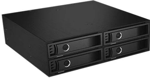 Enclosure Icy Box Backplane 4x2,5" SATA/SAS HDD/SSD -> 5,25" Schacht sw