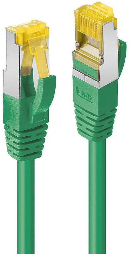 Lindy Cat6A RJ45 S/FTP Cat7 LSZH Verde 10m
