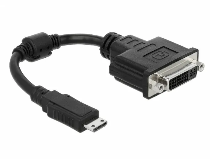 Adaptor DELOCK HDMI Mini-C tata > DVI 24 + 5 mama 20 cm