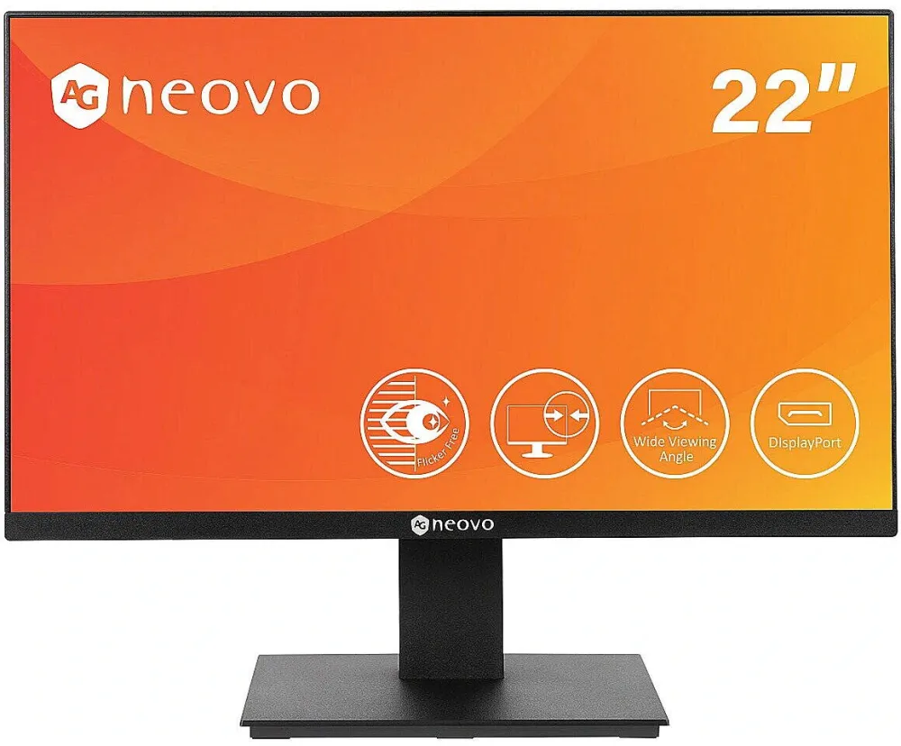 Monitor AG Neovo LA-2202 22'' (56cm) LCD, LED, 1920x1080, HDMI, VGA, DisplayPort, Audio