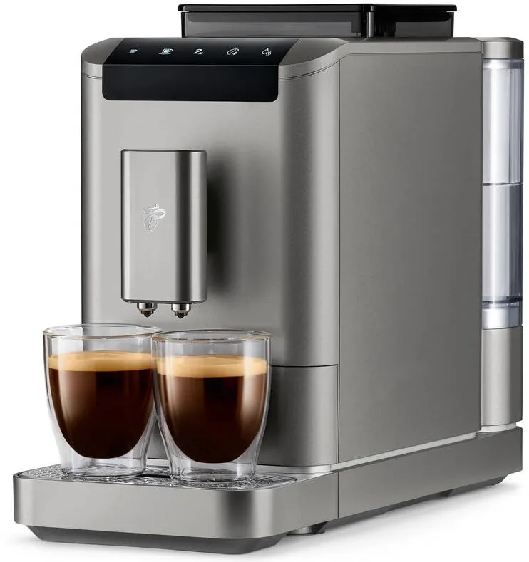 Espressor Tchibo Espressor automat Tchibo Esperto 2, 618791, 19 bar, duza dubla, Argintiu