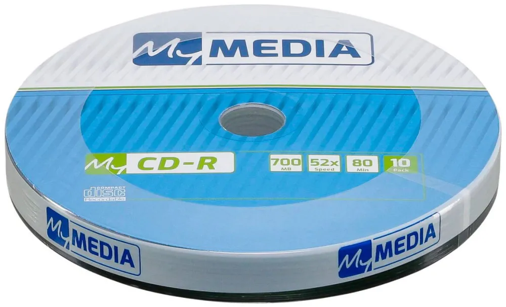 MyMedia Mediu de Stocare 1x10 CD-R 80 / 700MB 52x Speed Wrap