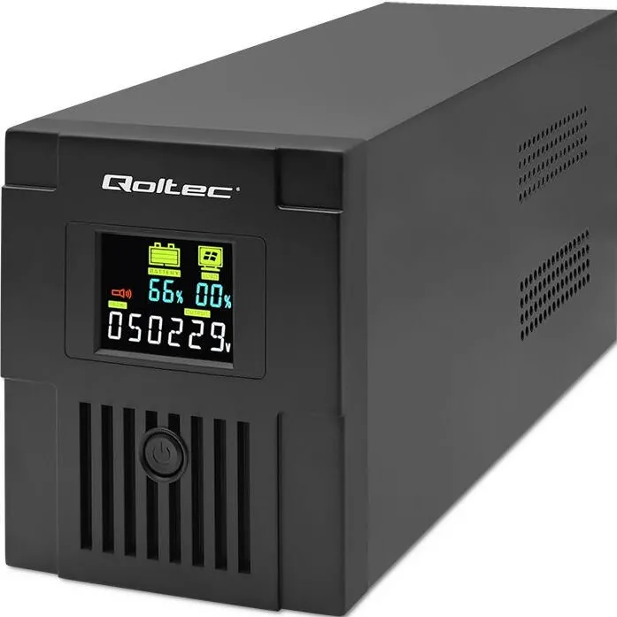 UPS QOLTEC 53770 Line Interactive  Monolith  1500VA  900W  LCD  USB
