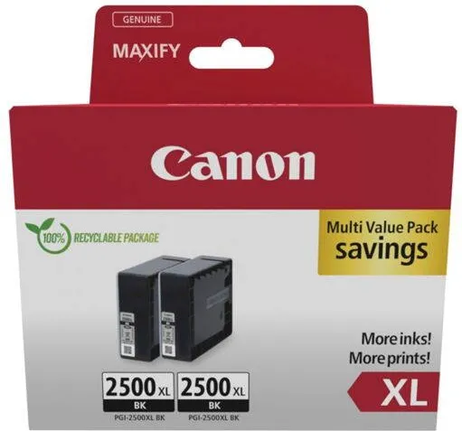 Cartus Imprimanta Canon PGI-2500 XL Black Twin Pack