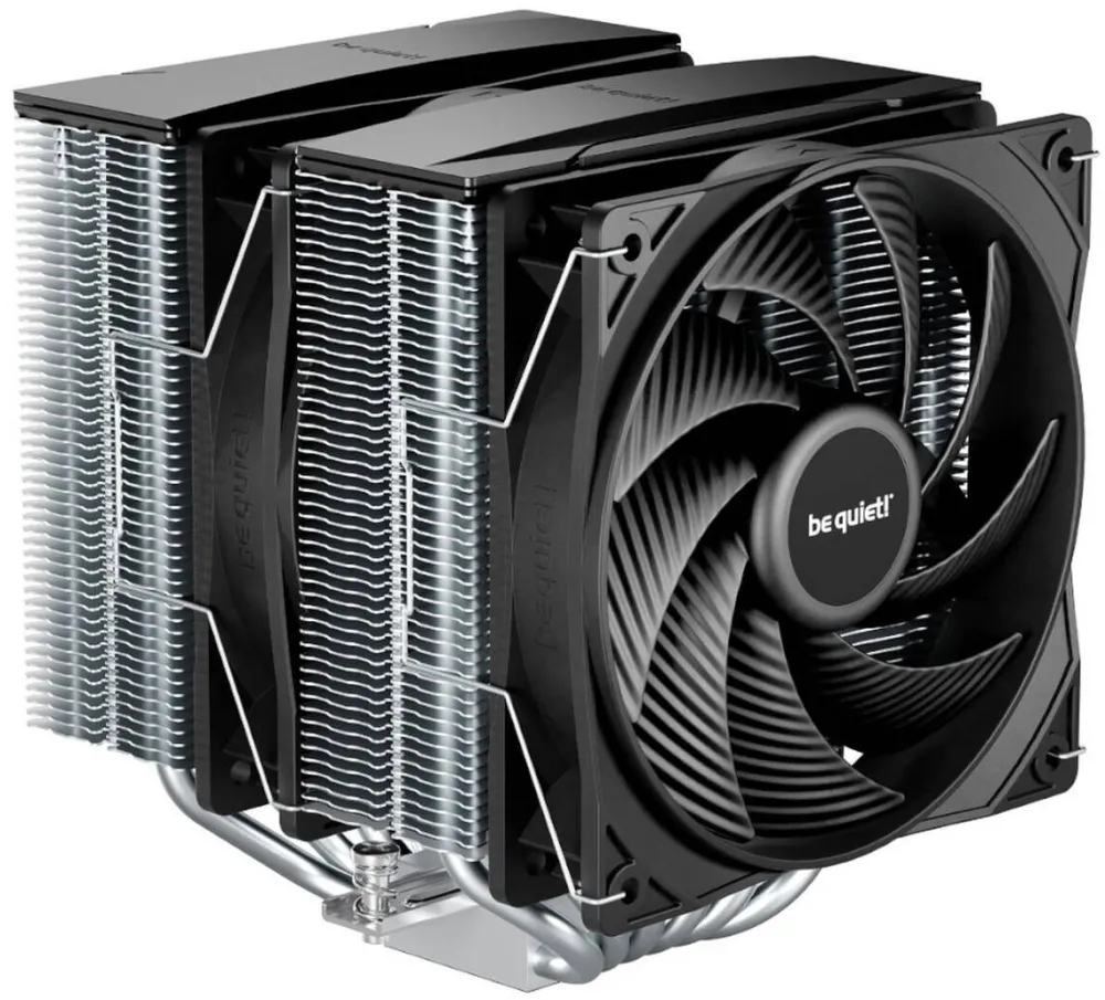Cooler be quiet! Pure Rock Pro 3, Dual-Tower - 120mm, Silver