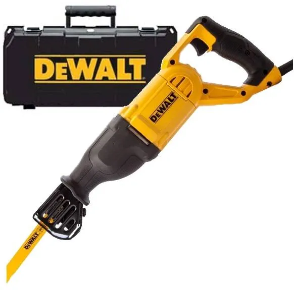 DeWalt DWE305PK - Ferastru sabie, 1100 W, prindere rapida accesorii, turatie reglabila, valiza plastic