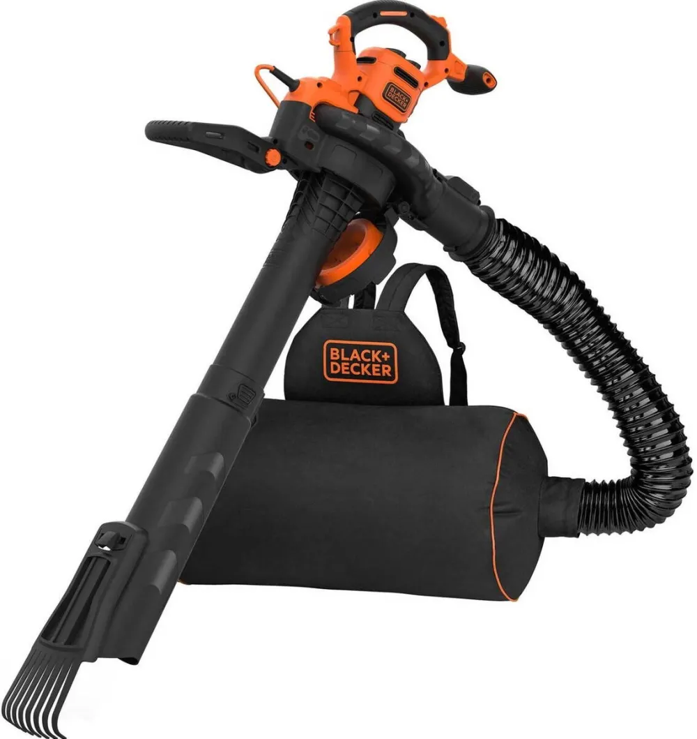 Black & Decker BEBLV301-QS 3000W BackPack BlowerVac Strap Rake