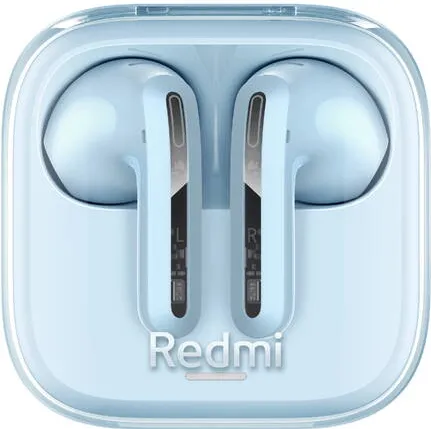 Casti Bluetooth Xiaomi Redmi Buds 6 Active, Transparent blue