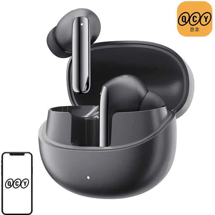 Casti QCY Earphones TWS QCY MeloBuds Pro HT08, ANC (black)