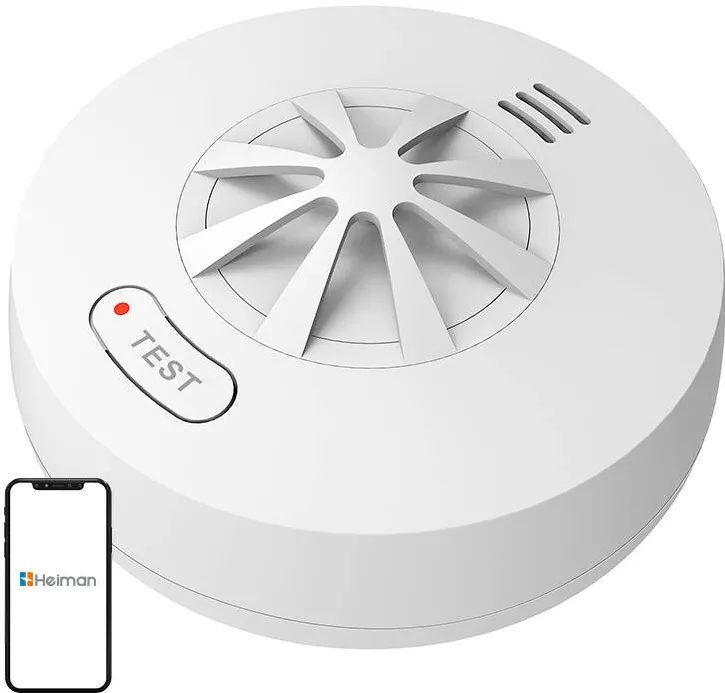 Heiman Wireless Heat Alarm HM-5HW Interlinked