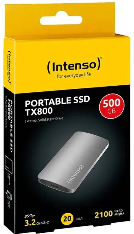SSD Extern Intenso TX800 1,8" 500GB USB 3.2 ext
