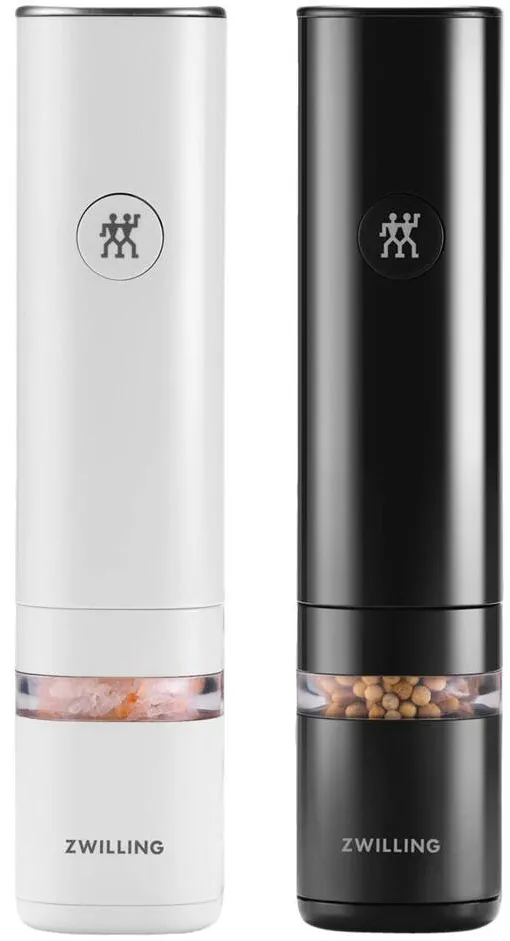 ZWILLING Set rasnita de sare si piper Enfinigy Negru, Alb