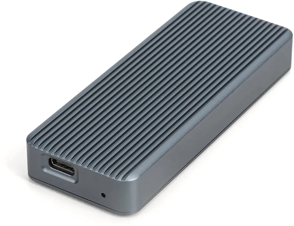 Rack Digitus USB M.2 hard disk enclosure, SSD, external, NVMe , 20Gbps, USB 3.2 Gen2x2, aluminum, incl. mounting material