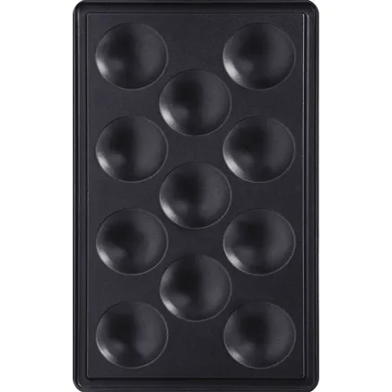 TEFAL XA801212 Mini snack plates, Black