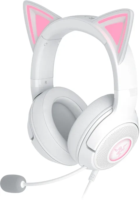 Casti Over-Head RAZER Kraken Kitty V2 Headset, White