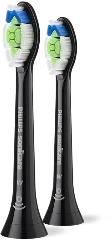 Philips HX6062/88 Sonicare Optimal White Replacement brush heads, 2 pcs, Black