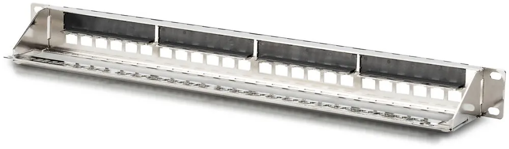 Rack Digitus Modular Patch Panel, 24-port, White