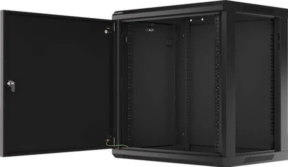 Rack metalic perete LANBERG WF01-6412-00B 19" 12U 600x450 mm usa metalica negru