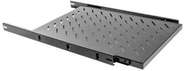 Rack LANBERG 19" sliding shelf 1U/465x750mm max load capacity up to 60kg, black