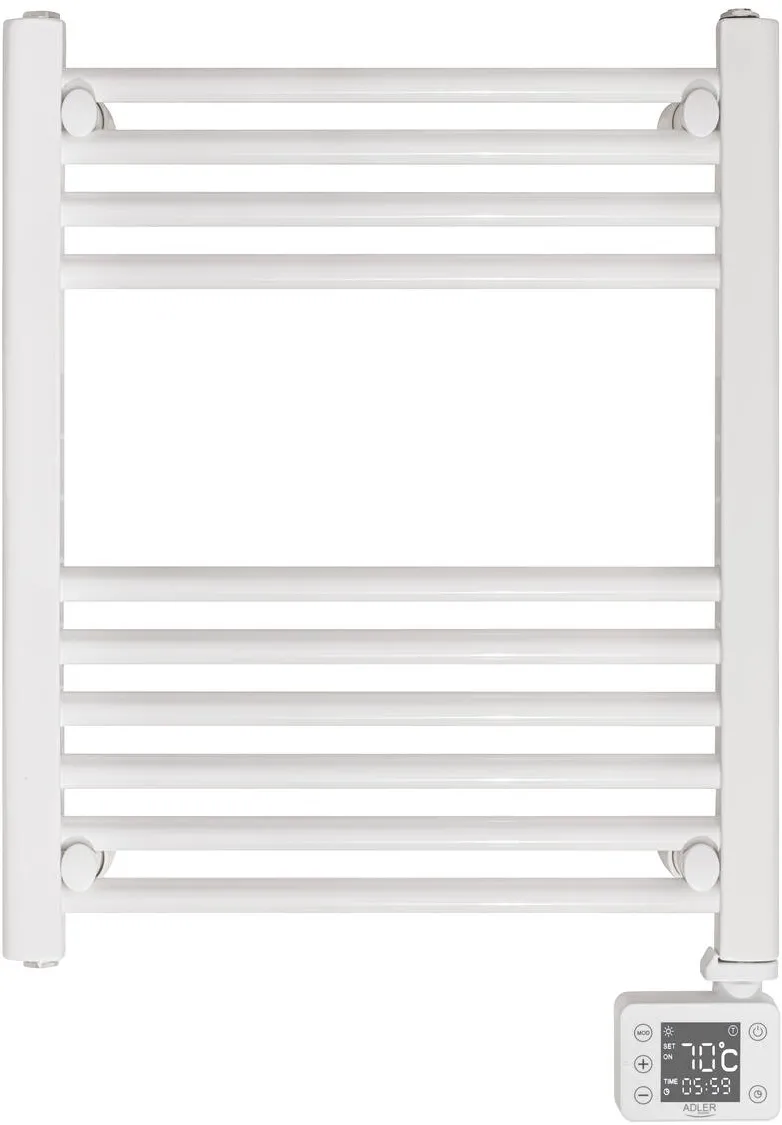 Adler AD 7823 LED Electric Bathroom Radiator, White
