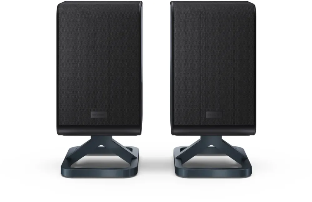 Sharp HT-SPR52021(BK) Q Soundbar 2.0.2 Wireless Rear Surround Speakers, Black