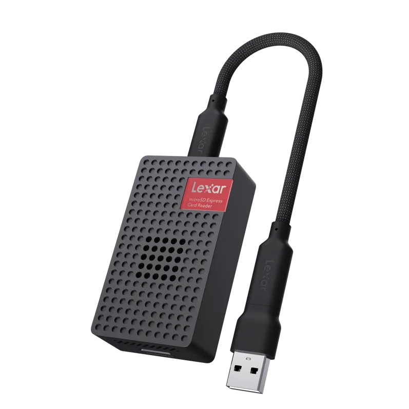 Card Reader Lexar microSDXC Express, compatib w./microSD UHS-I, R900MB/s w./built-in fan (USB3