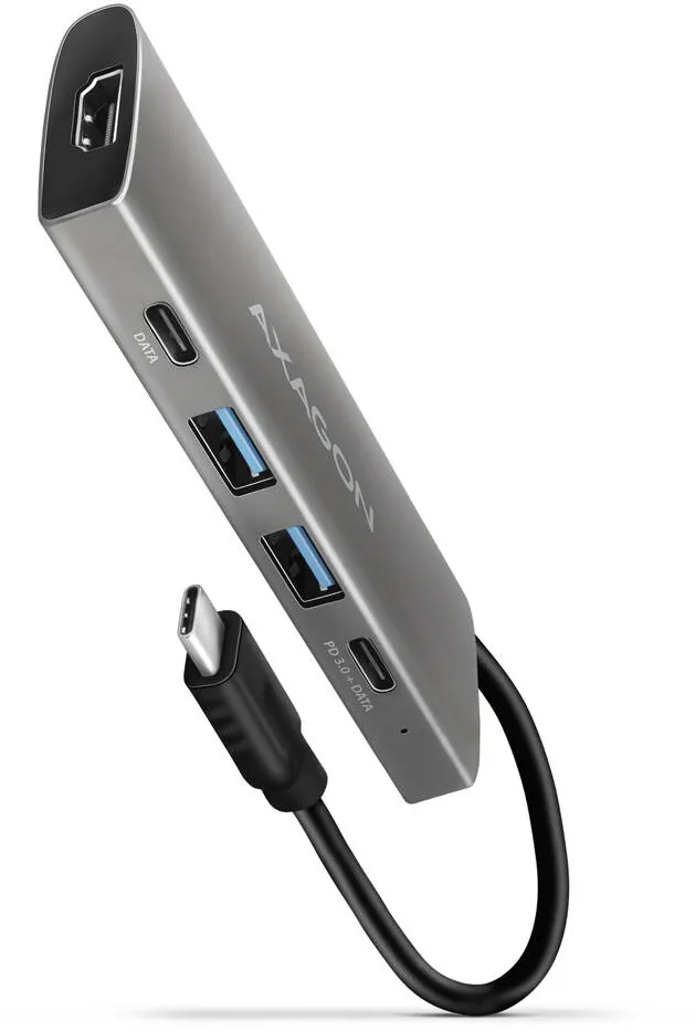 Docking Station AXAGON  HMC-5G21 USB-C 10Gbps SPEEDSTER 5in1 Hub