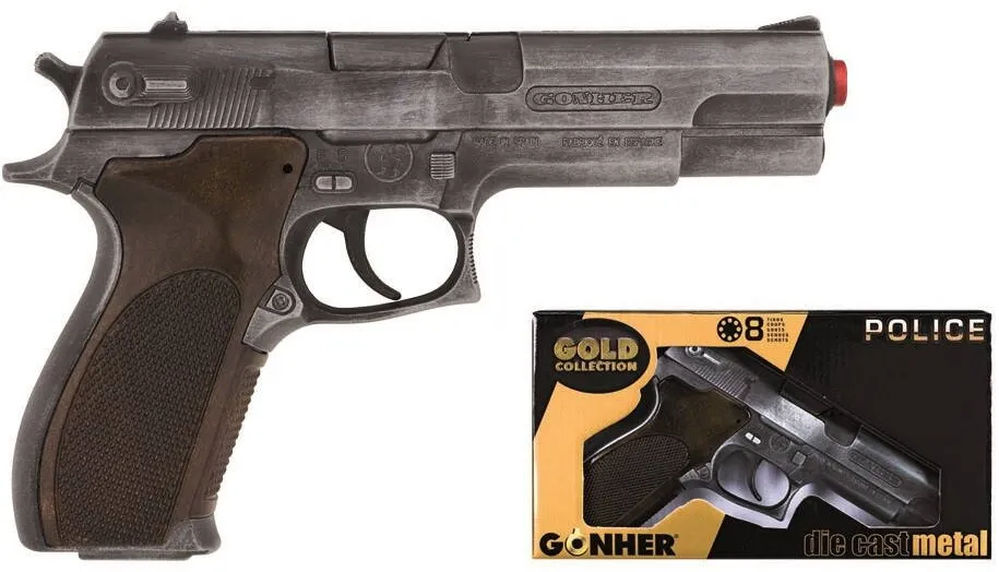 Jucarie Pulio Police gun metal GONHER 45/1