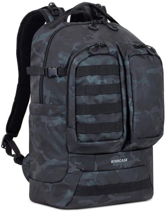 Rucsac Laptop RivaCase Sherwood 17,3"10,5" 32L Gri camo 7661