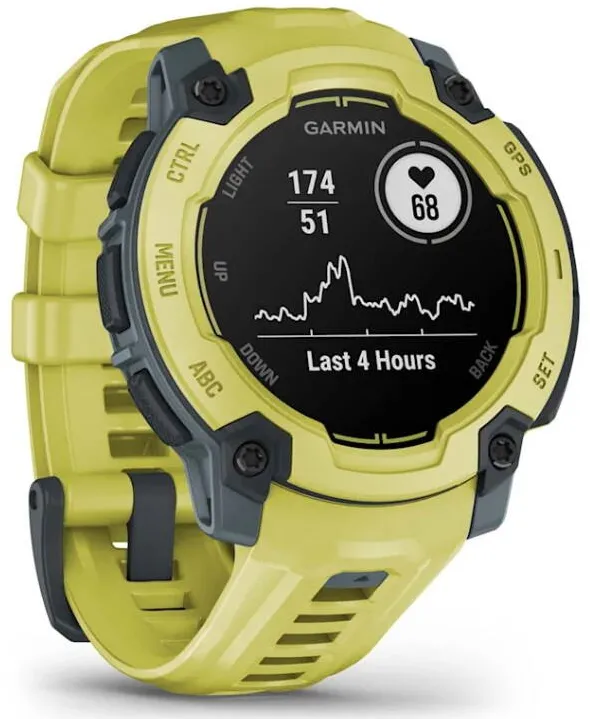 Smartwatch Garmin  Instinct E 2.29 cm (0.9") MIP 45 mm Digital 176 x 176 pixels Lime GPS (satellite)