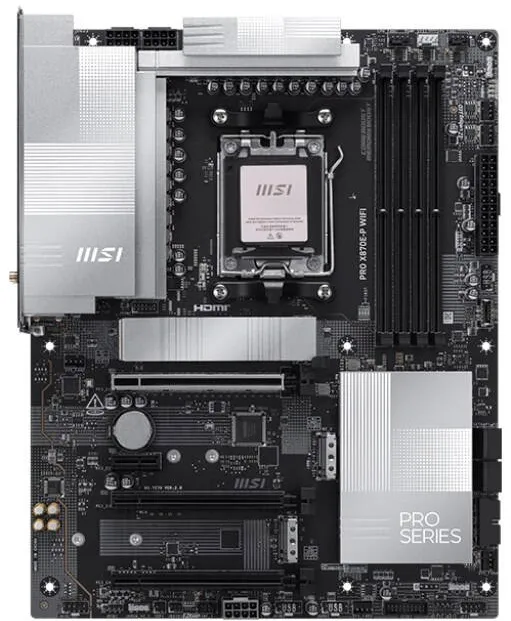 Placa de Baza MSI  PRO X870E-P WIFI AMD X870E Socket AM5 ATX