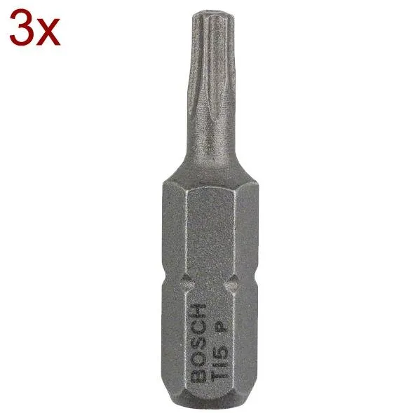 BOSCH 2607001607 - Set capete de insurubare, profil TX15, 3 bucati