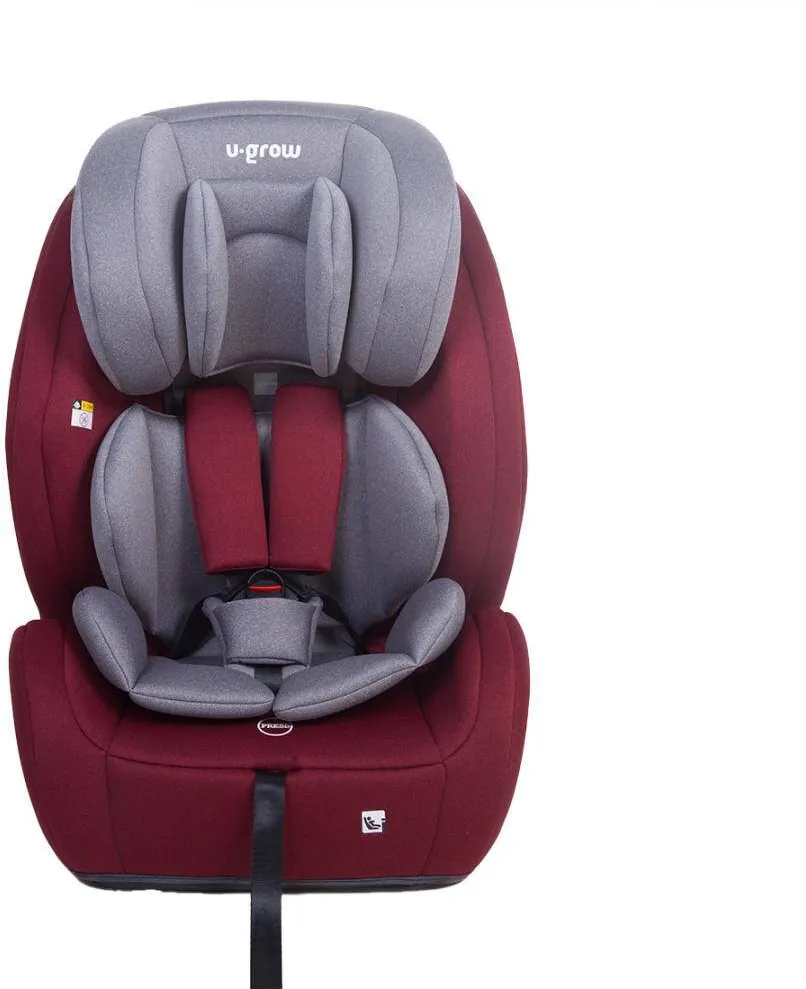 U-GROW Scaun auto, isofix/top tether, red,