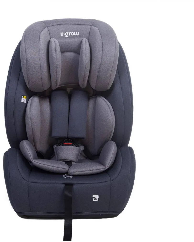 U-GROW Scaun auto, isofix/top tether, gri,