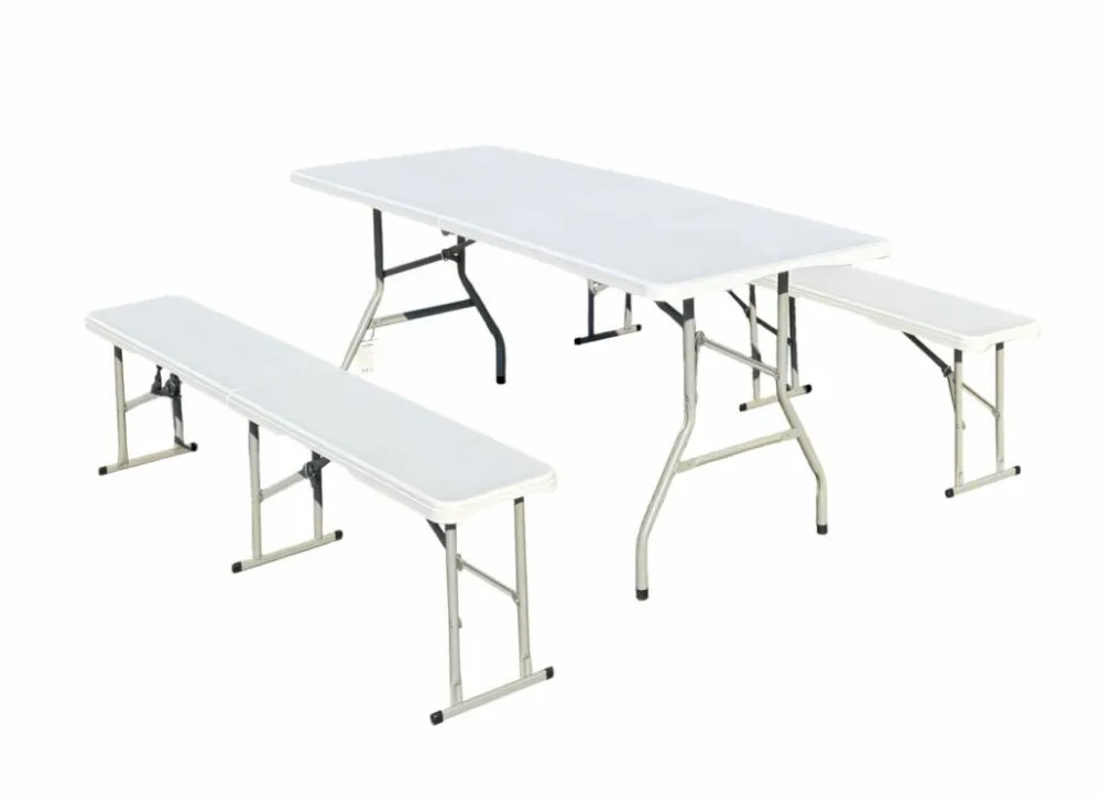 HEINNER HR SET MASA CU 2 BANCI PLASTIC PLIABILE