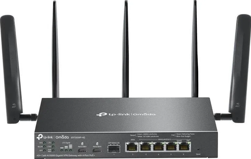 TP-Link TPL AX3000 WAN VPN ROUTER ER706WP-4G
