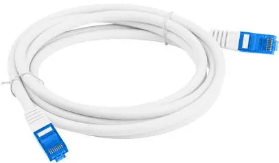 LANBERG Patchcord s/FTP CAT.6A 2M white lszh