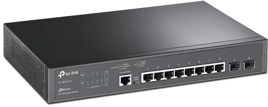 Switch TP-Link JetStream 8-Port Gigabit L2+ Managed Switch With 2 SFP Slots