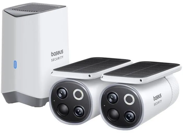 Baseus Security S1 Pro Outdoor Dual Camera 3K White EU (white)