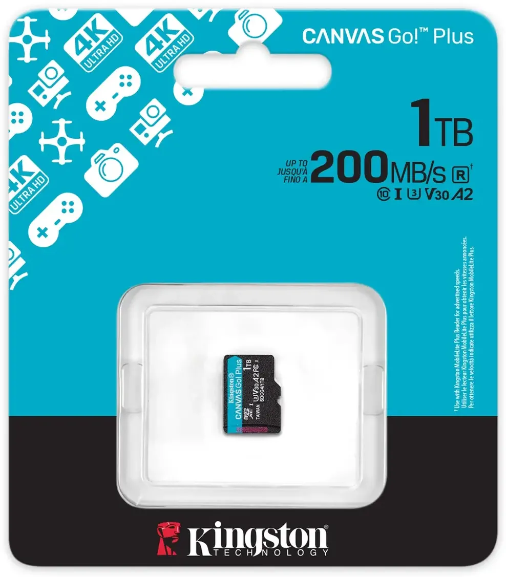 Card de Memorie Kingston SD CARD KS 1TB CL10 UHS-I CANV GO PLUS